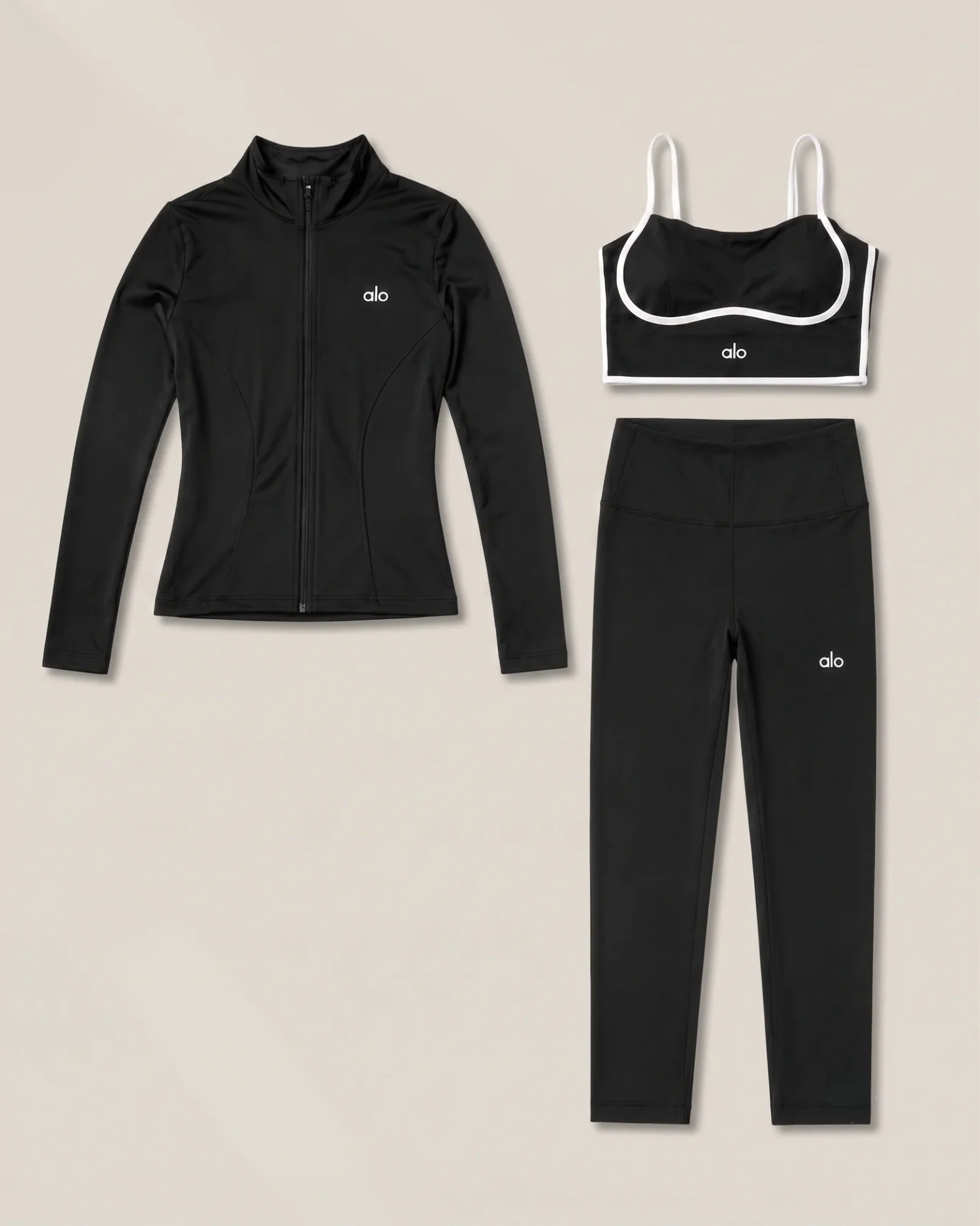 Alo Ensemble 3 pièces Noir